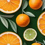 종이로 만드는 음식 모형 - **Subject:** A hyperrealistic paper sculpture of a ripe orange, meticulously crafted to emphasize it...