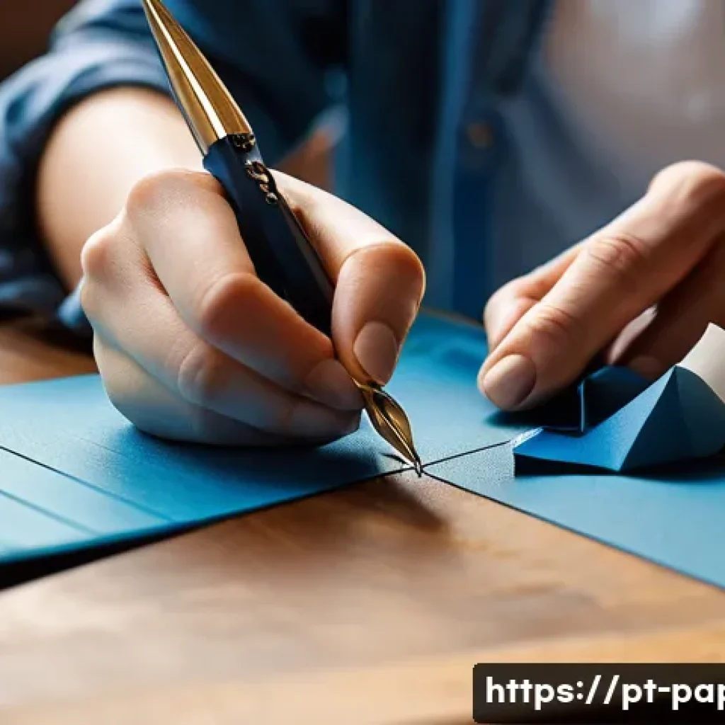 종이공예 전문가가 되는 법 - **Prompt 1: The Artisan's Focused Craftsmanship**
    "A close-up shot of an artisan's hands meticul...