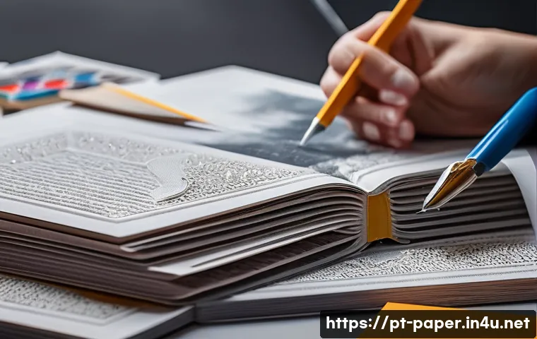 종이공예와 현대 예술 - Here are three detailed image prompts for generation, focusing on paper art, while adhering to all s...